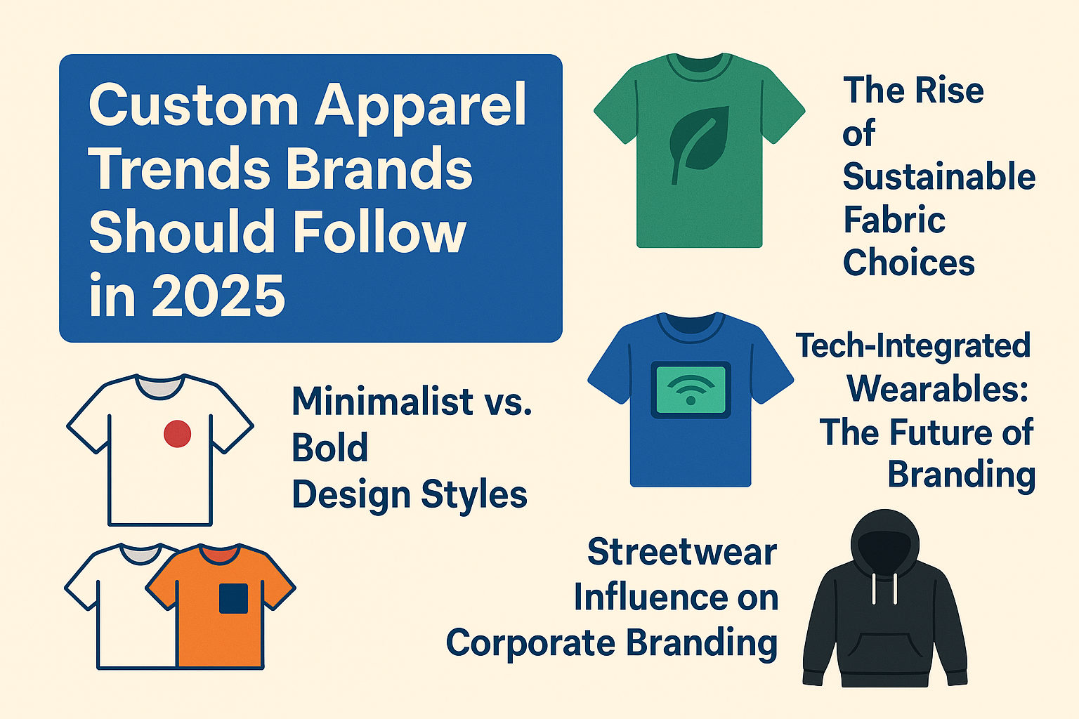 Custom Apparel Trends Brands Should Follow in 2025