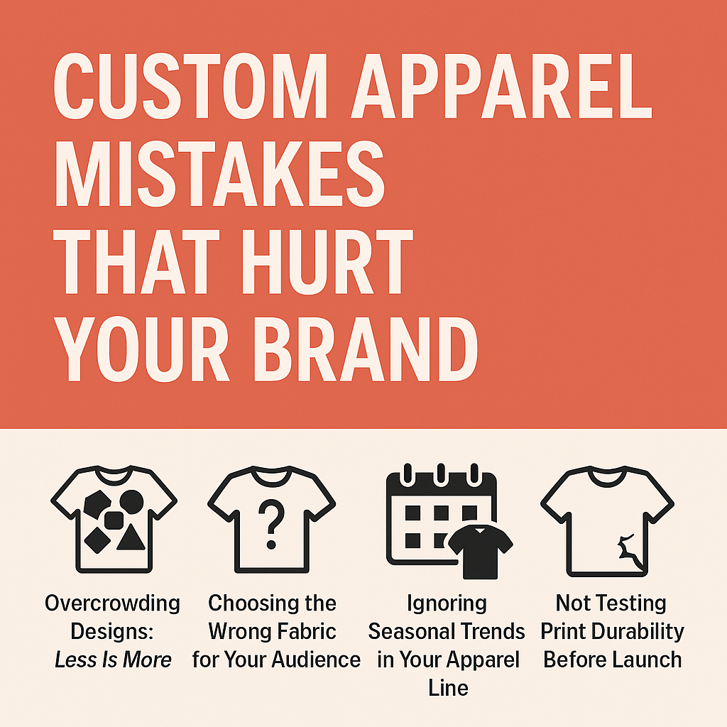 Custom apparel Mistakes that hurt your Brand